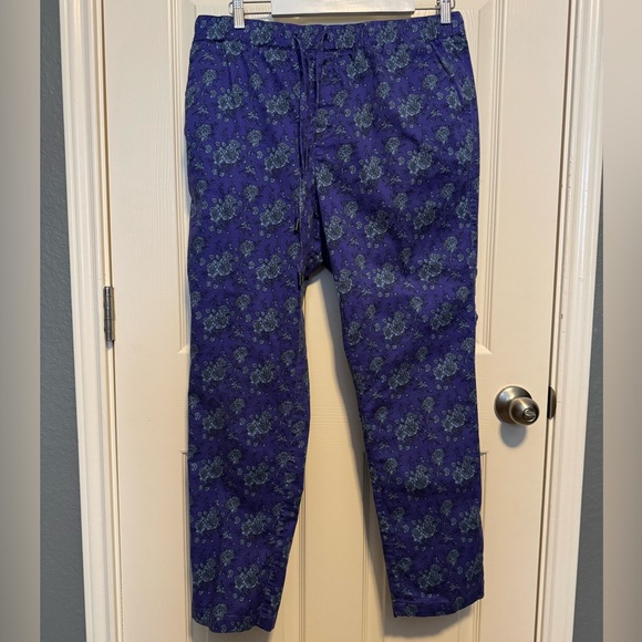 Floral Purple Women's Pants - Picture 2 of 5